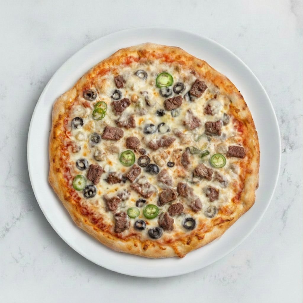 Steak Pizza Special.